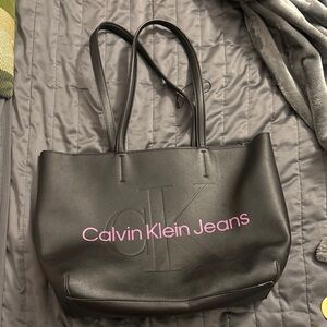 Calvin Klein Zipper Tote